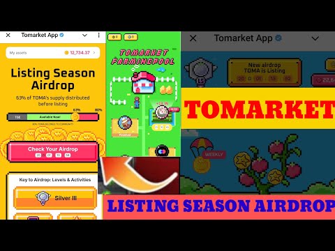 TOMARKET New Update||Tomarket Listing Date || Airdrop Now ||#tomarket #newupdate #tomarketviralvideo