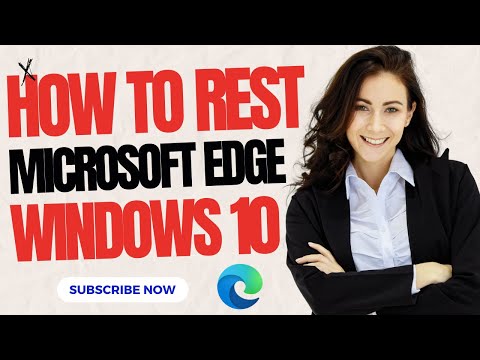 How to rest Microsoft Edge on Windows 10