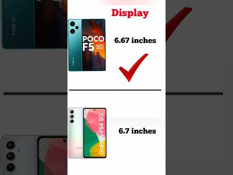 POCO F5 vs Samsung Galaxy F54 5G | konsa phone lena chahiye?