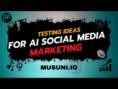 MUSUNI Testing ideas for AI social media marketing #aitools #aitoolsformusician