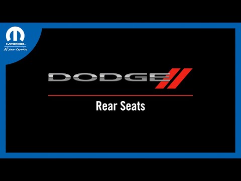 Rear Seats | How To | 2025 Dodge Durango