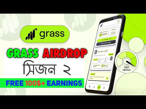 Grass Mining Airdrop Season 2 || কিভাবে জয়েন করবেন? 100$+ Earning Chance