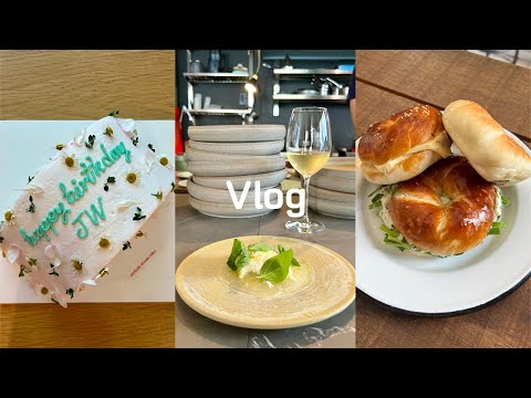 SUB) Life in Seoul | Birthday Dinner | Yangchul Seoul, Veggie Bar | London Bagle Museum Dosan