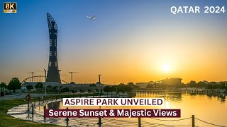 Aspire Park Unveiled | Serene Sunset & Majestic Views | 4K Virtual Tour #park