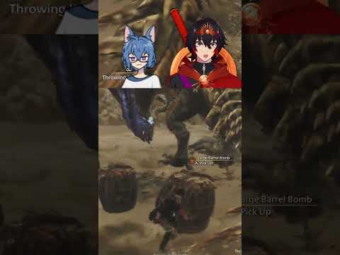 Not All Plans in Monster Hunter Go Perfectly  #vtuber #envtuber #monsterhunterwilds