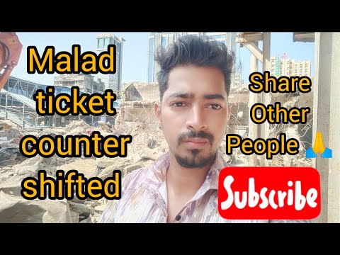 Malad West ticket counter shifted Watch full video very important for everyone☺️#helping #viral #yt