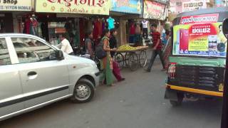 Rickshaw ride in Navsari Gujarat, India; 21st January 2012