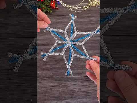 DIY 3D Snowflake ~ Christmas Crafts