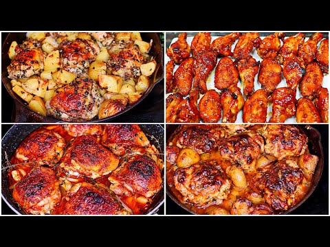 4 Chicken Recipes that are TO DIE FOR! Easy Chicken Recipes for Dinner