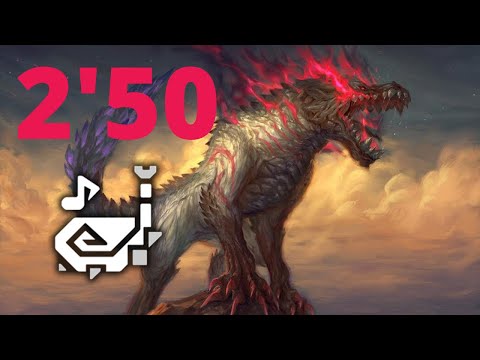 MHW Iceborne Ebony Odogaron 2'50 Hunting Horn WR