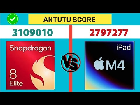 Snapdragon 8 Elite vs Apple M4 (iPad)