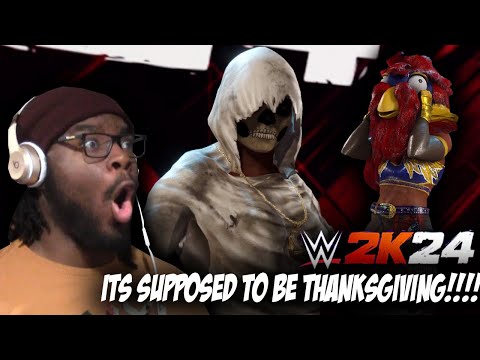 IT'S THANKSGIVING NOT HALLOWEEN RIGHT? | WWE 2K24 MY RISE UNLEASHED EP. 17