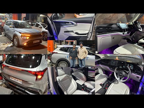 Kia Carens Modified | New Kia Carens Modification | New Kia Carens luxury interior | OEM Accessories