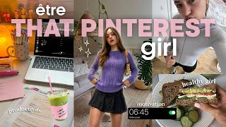 Comment devenir THAT PINTEREST GIRL 🥒🥑🧘🏼‍♀️✨  ? - productivité, manifestation, healthy