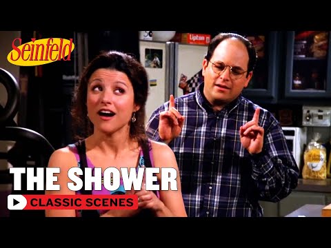 George Pees In The Health Club Shower | The Wife | Seinfeld