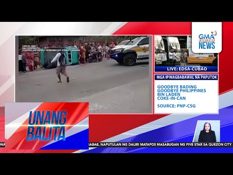 18, sugatan matapos tumagilid ang sinasakyang multicab pickup | Unang Hirit