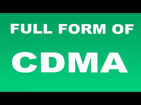 Full Form of CDMA | What is CDMA Full Form | CDMA Abbreviation