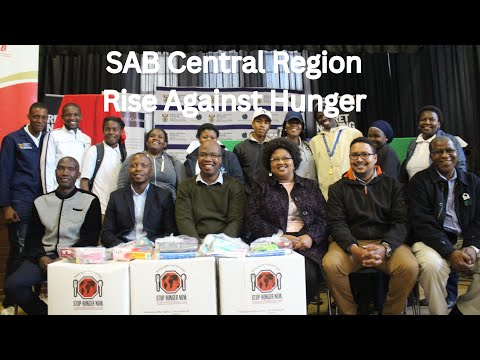 South African Breweries (SAB) Central Region's PR & Marketing: Compassionate Rise Against Hunger