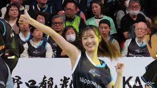 2024.12.28  《エスコンで初のＢリーグ開催!!》ファイターズガール　新井田愛理　〜わちゅごなダンス〜