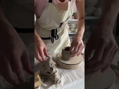 Making a yunomi clay cup | TAKO Pottery Studio #pottery #ceramic #handmade #clay #clayart #homedecor