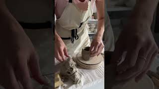 Making a yunomi clay cup | TAKO Pottery Studio #pottery #ceramic #handmade #clay #clayart #homedecor