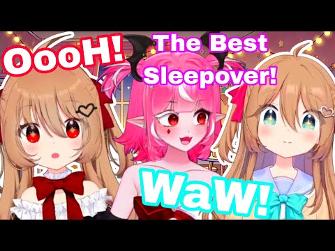 The BEST Sleepover With Neuro , Evil and Camila