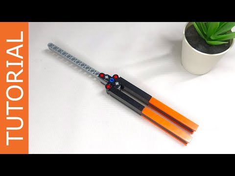 Lego Butterfly knife, Balisong MOC Tutorial