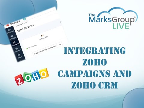 Integrating Zoho CRM and Zoho Campaigns