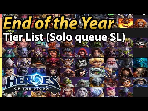 Solo Queue Easy to Carry in Storm League End of the Year Tier List! *Corrected*