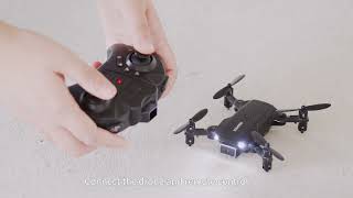 【KIDOMO】 F02 Foldable Mini Drone : How to Operate the Mini Drone?