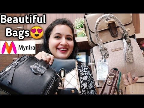 MYNTRA Bags Haul | Sling Bag, Shoulder Bag and Hand Bags | Neema's Talk