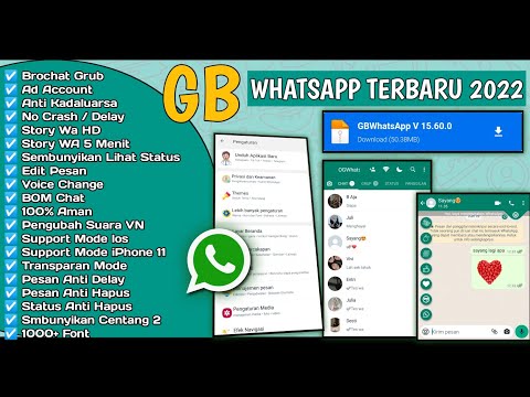 WhatsApp GB Terbaru Terbaik 2022 | GB WhatsApp Terbaru V 15.60 | Wa Mod Anti Blokir Terbaru!!