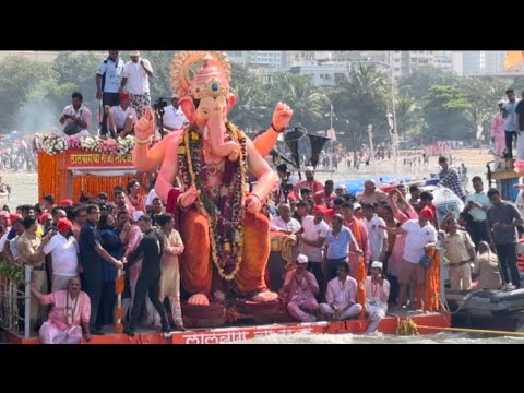 लालबागचा राजाचा अखेरचा निरोप || लालबागचा राजा live विसर्जन 2024 #lalbaugcharaja #visarjan #2024