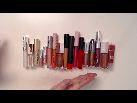 Swatching all of my lip glosses | CORRIE V