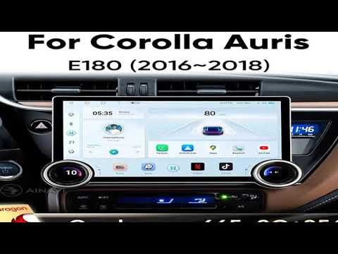 Ainavi Car Radio For Toyota Auris 2016 2017 2018 Corolla E180 Wireless Carplay Android Aut