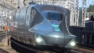 2022 東北新幹線ALFA-X 迫力の高速通過 驚異の80連発! ALFA-X Shinkansen high-speed passage video collection