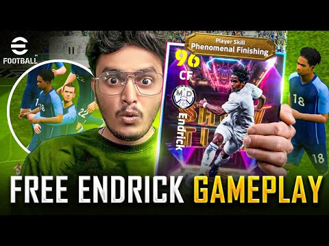 FREE ENDRICK SHOWTIME CRAZY PHENOMENAL FINISHING🔥eFootball 25 Mobile #efootball