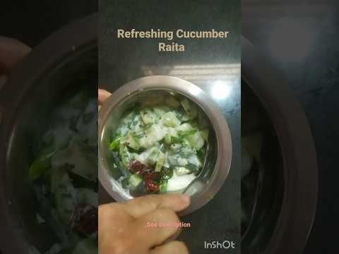 Whip Up a Bowl of Refreshing Cucumber Raita in Minutes!