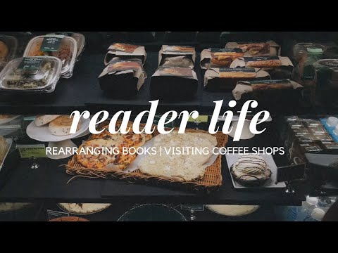 A Reader's Life in PH | rearranging bookshelf, book stacks, coffee dates