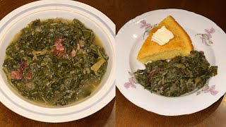 Soul Food Mustard Greens - How To Make Southern Mustard Greens - Ellen’s Thanksgiving Series 🥬