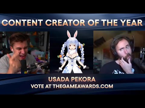 Ludwig & Asmongold React To Pekora Being Nominated For Content Creator Of The Year 2024