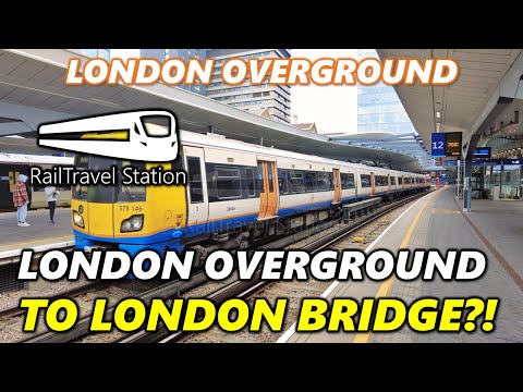 LONDON OVERGROUND TO... LONDON BRIDGE?! 🇬🇧🚆 East London Line West Croydon→London Bridge