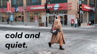 cold & quiet day in montreal with the fujifilm x100vi