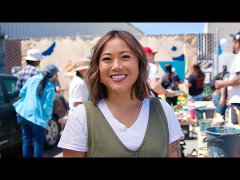 Celebrating Community, COVID Response Through a Colorful Moving Mural