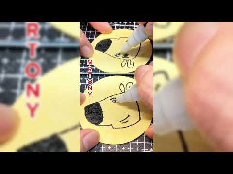 How to draw face Chill Guy meme easy step by step with sponge paper #chillguy #spongepaper #drawing