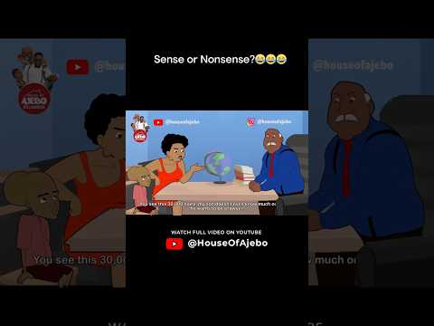 E make sense abi e no make sense?🤣 #cartoon #houseofajebo #tegwolo #schoolfees #animation