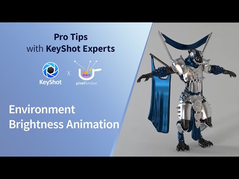 KeyShot Pro Tips - Environment Brightness Animation