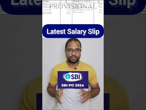 SBI PO New Salary Slip 🔥 SBI PO Salary 😊 #sbi #sbipo #sbiposalary #shorts