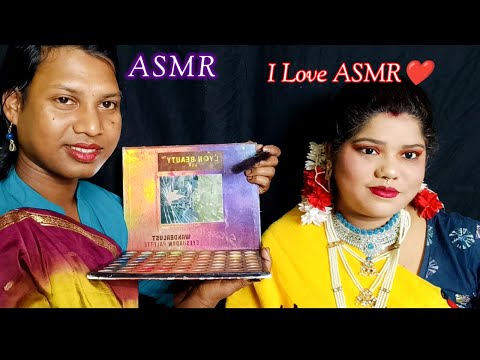 ASMR~Does My Sweet Bro Weeding Reception Bridal Party Makeup (Roleplay) @asmrsangi7044 🌹👄