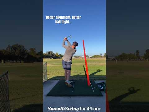 Improve your alignment and hit the ball straighter #golf #golfswing #golfexercises #playbettergolf